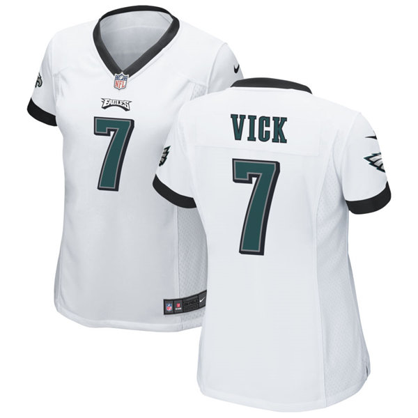 Womens Philadelphia Eagles Retired Player #7 Michael Vick Nike White Limited Jersey Womens Philadelphia Eagles Retired Player #7 Michael Vick Nike White Limited Jersey