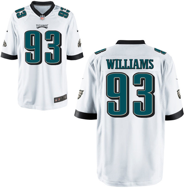 Mens Philadelphia Eagles #93 Milton Williams Nike White Vapor Limited Jersey Mens Philadelphia Eagles #93 Milton Williams Nike White Vapor Limited Jersey