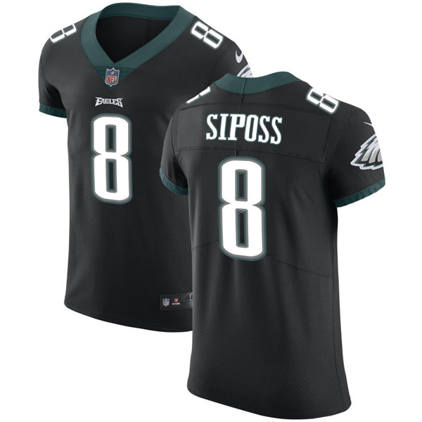 Mens Philadelphia Eagles #8 Arryn Siposs Nike Black Vapor Limited Jersey Mens Philadelphia Eagles #8 Arryn Siposs Nike Black Vapor Limited Jersey