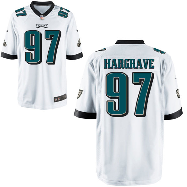 Mens Philadelphia Eagles #97 Javon Hargrave Nike White Vapor Limited Jersey Mens Philadelphia Eagles #97 Javon Hargrave Nike White Vapor Limited Jersey