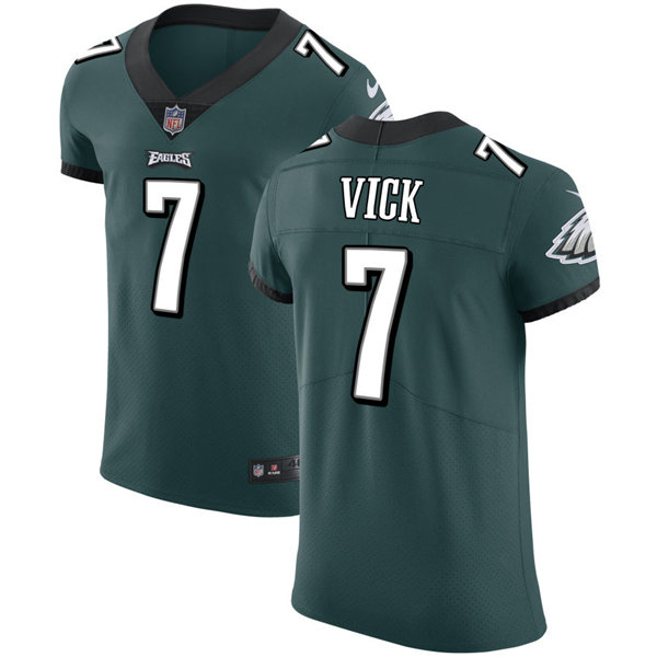 Mens Philadelphia Eagles Retired Player #7 Michael Vick Nike Midnight Green Vapor Limited Jersey