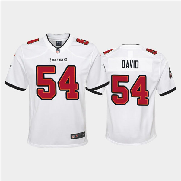 Youth Tampa Bay Buccaneers Retired Player #54 Lavonte David Nike White Limited Jersey