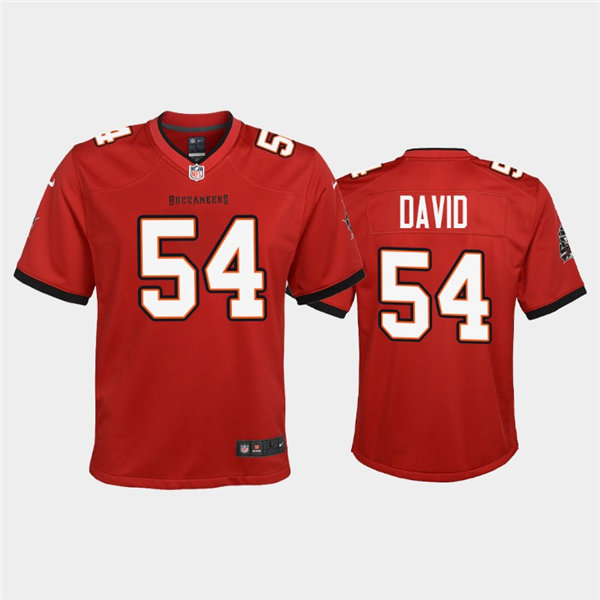Youth Tampa Bay Buccaneers Retired Player #54 Lavonte David Nike Red Limited Jersey