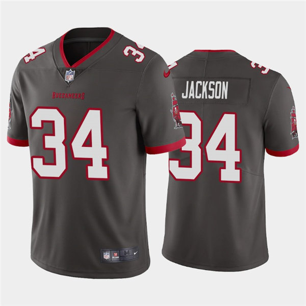 Youth Tampa Bay Buccaneers Retired Player #34 Dexter Jackson Nike Pewter Alternate Limited Jersey