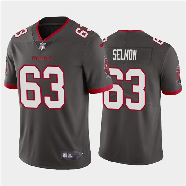 Mens Tampa Bay Buccaneers Retired Player #63 Lee Roy Selmon Nike Pewter Alternate Vapor Limited Jersey Mens Tampa Bay Buccaneers Retired Player #63 Lee Roy Selmon Nike Pewter Alternate Vapor Limited Jersey