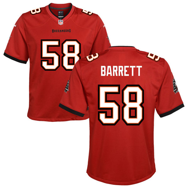 Youth Tampa Bay Buccaneers #58 Shaquil Barrett Nike Home Red Limited Jersey