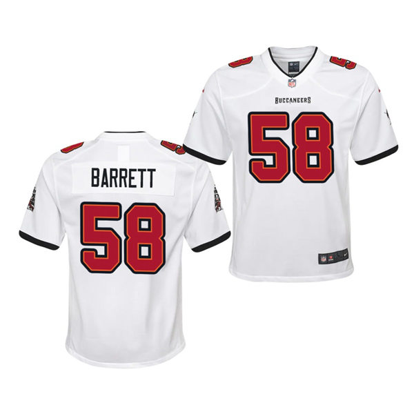 Youth Tampa Bay Buccaneers #58 Shaquil Barrett Nike Road White Limited Jersey