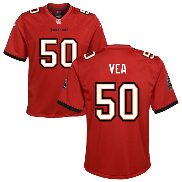 Youth Tampa Bay Buccaneers #50 Vita Vea Nike Red Limited Jersey