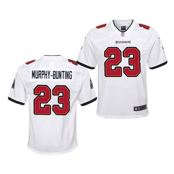 Youth Tampa Bay Buccaneers #23 Sean Murphy-Bunting Nike Road White Limited Jersey
