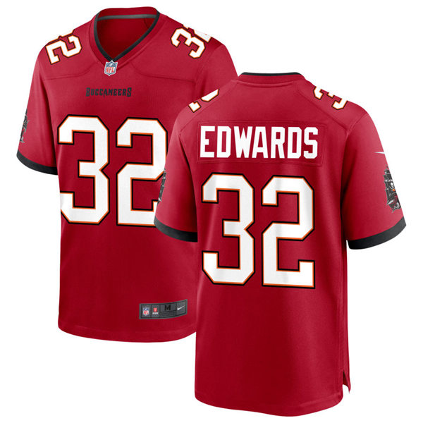 Mens Tampa Bay Buccaneers #32 Mike Edwards Nike Home Red Vapor Limited Jersey