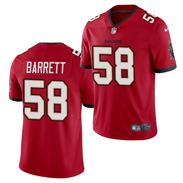 Mens Tampa Bay Buccaneers #58 Shaquil Barrett Nike Home Red Vapor Limited Jersey