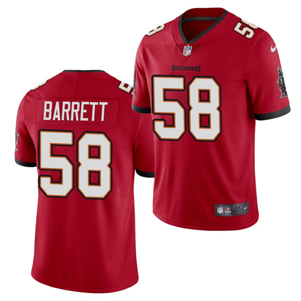 Mens Tampa Bay Buccaneers #58 Shaquil Barrett Nike Home Red Vapor Limited Jersey Mens Tampa Bay Buccaneers #58 Shaquil Barrett Nike Home Red Vapor Limited Jersey