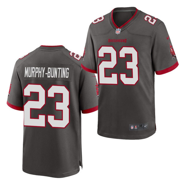 Mens Tampa Bay Buccaneers #23 Sean Murphy-Bunting Nike Pewter Alternate Vapor Limited Jersey