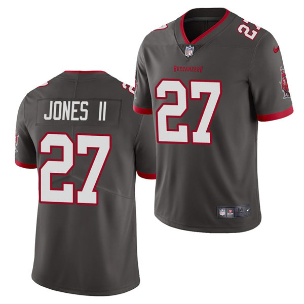 Men's Tampa Bay Buccaneers #27 Ronald Jones II Nike Pewter Alternate Vapor Limited Jersey