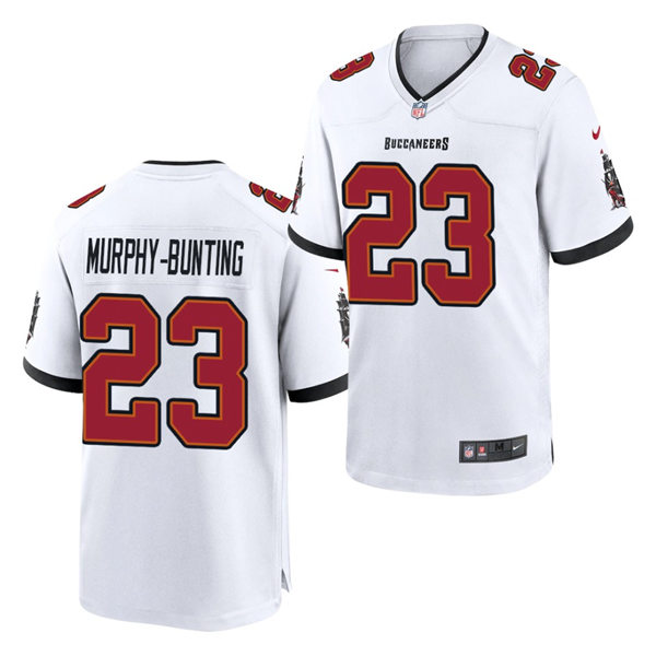 Mens Tampa Bay Buccaneers #23 Sean Murphy-Bunting Nike Road White Vapor Limited Jersey