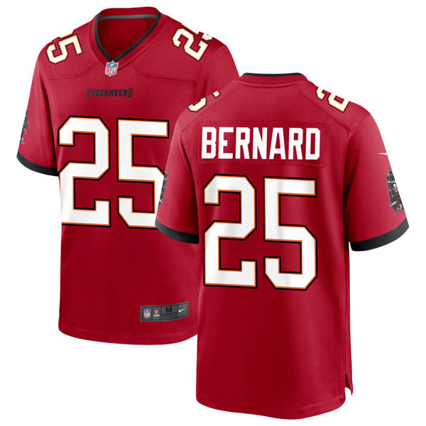 Mens Tampa Bay Buccaneers #25 Giovani Bernard Nike Home Red Vapor Limited Jersey