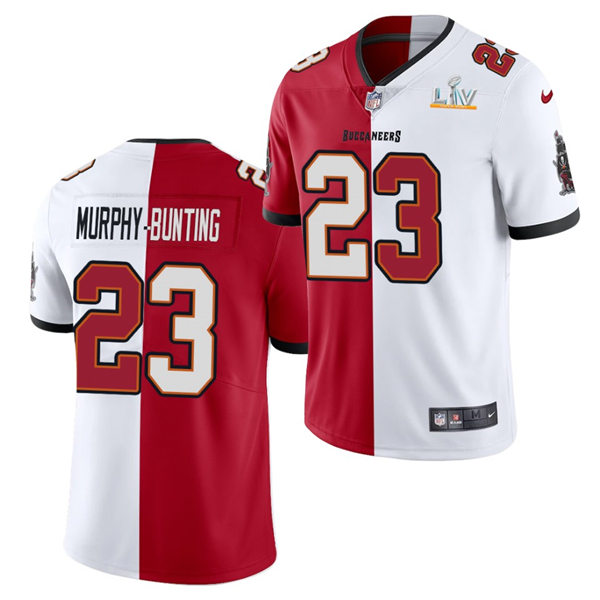 Mens Tampa Bay Buccaneers #23 Sean Murphy-Bunting Nike Red White Split Two Tone Jersey
