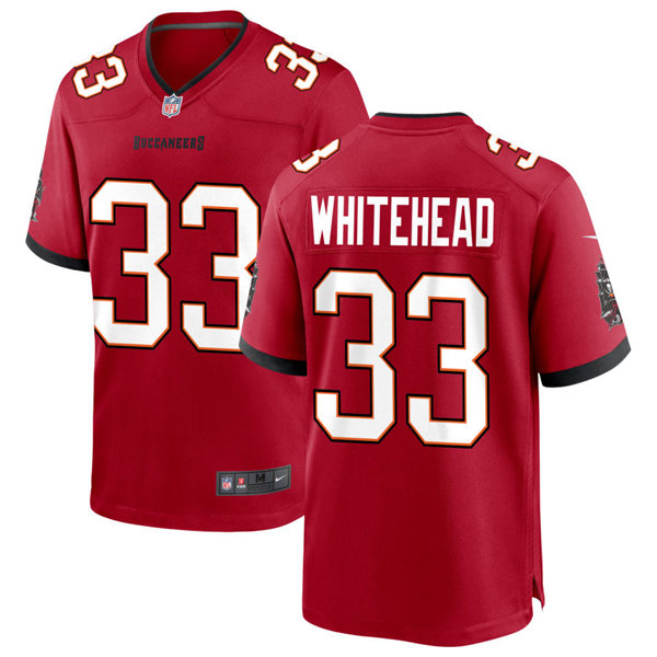 Mens Tampa Bay Buccaneers #33 Jordan Whitehead Nike Home Red Vapor Limited Jersey