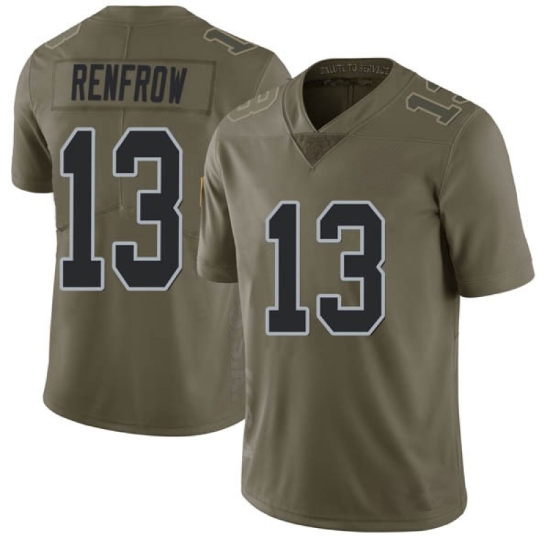 Men's Raiders #13 Hunter Renfrow Olive Stitched Football Limited 2017 Salute to Service Jersey Men's Raiders #13 Hunter Renfrow Olive Stitched Football Limited 2017 Salute to Service Jersey