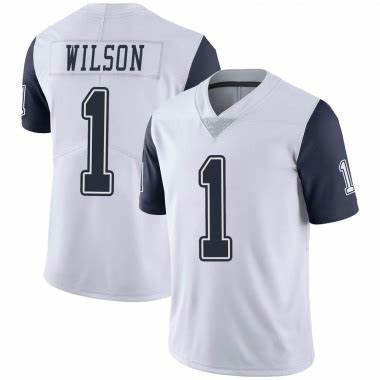 Men's Nike Cowboys #1 Cedrick Wilson White Stitched NFL Limited Rush Jersey Men's Nike Cowboys #1 Cedrick Wilson White Stitched NFL Limited Rush Jersey