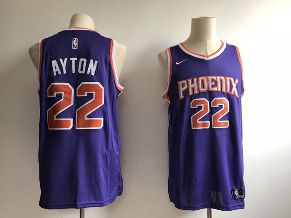 Men's Phoenix Suns #22 Deandre Ayton Purple Nike Swingman Stitched NBA Jersey