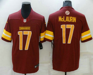 Men's Washington Commanders #17 Terry McLaurin Red NEW 2022 Vapor Untouchable Stitched Nike Limited Jersey