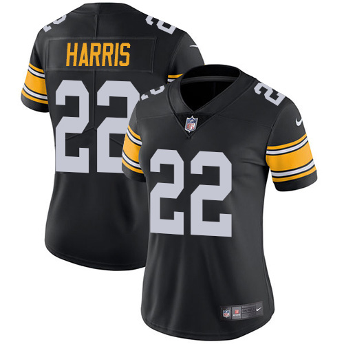 Women's Nike Steelers #22 Najee Harris Black Alternate Women's Stitched NFL Vapor Untouchable Limited Jersey