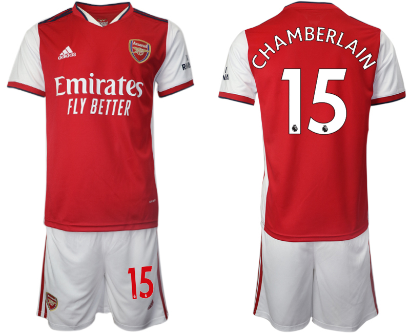Men 2021-2022 Club Arsenal home red 15 Soccer Jersey