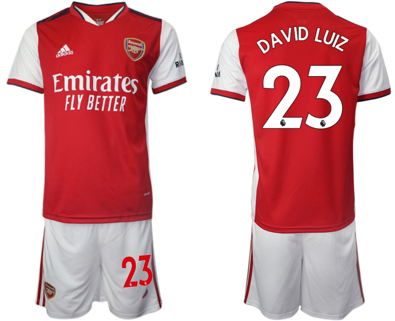 Men 2021-2022 Club Arsenal home red 23 Soccer Jersey