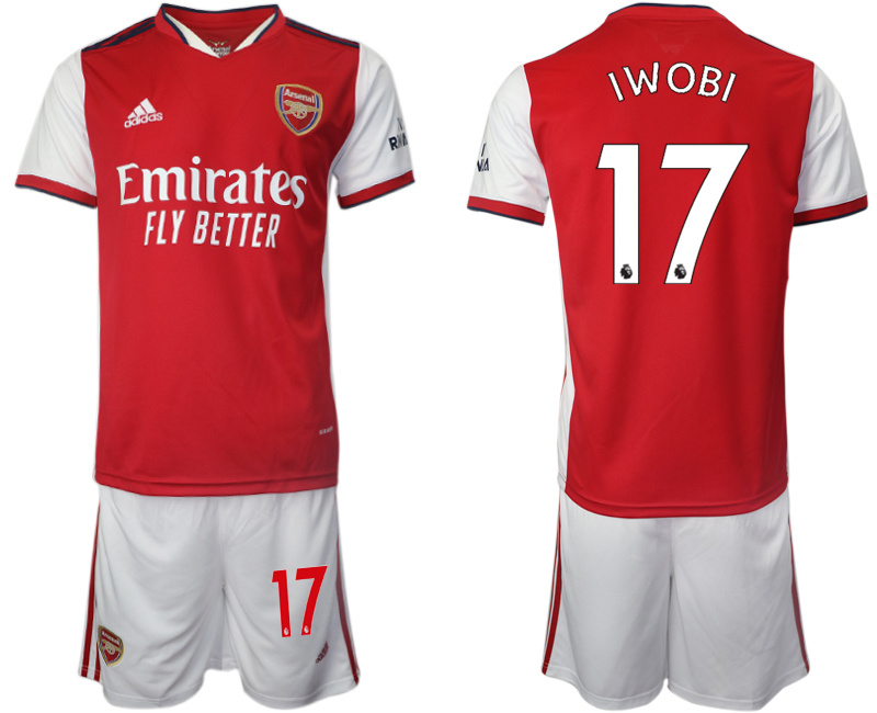 Men 2021-2022 Club Arsenal home red 17 Soccer Jersey