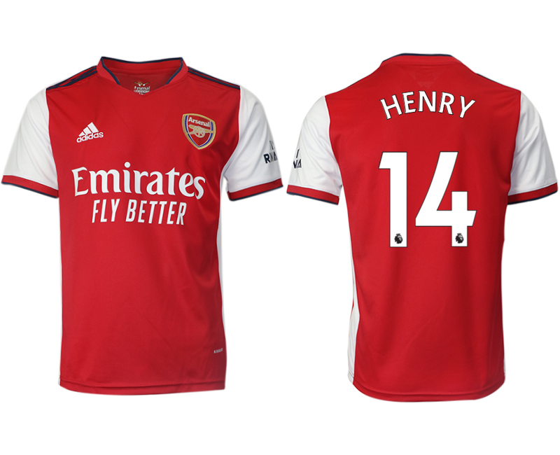 Men 2021-2022 Club Arsenal home aaa version red 14 Soccer Jersey