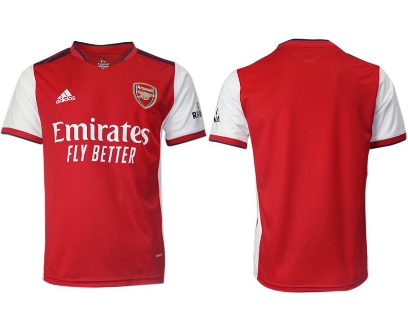 Men 2021-2022 Club Arsenal home aaa version red blank Soccer Jersey