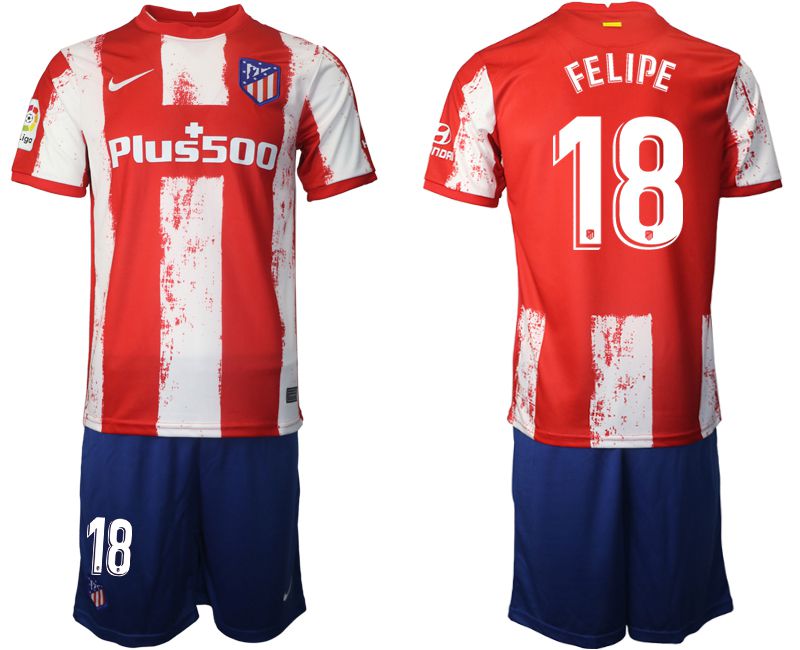 Men 2021-2022 Club Atletico Madrid home red 18 Nike Soccer Jersey