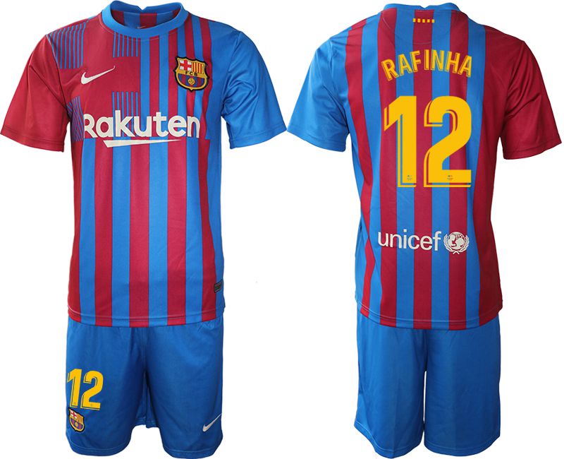 Men 2021-2022 Club Barcelona home blue 12 Nike Soccer Jersey