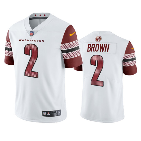Men's Washington Commanders #2 Dyami Brown White Vapor Untouchable Stitched Football Jersey Men's Washington Commanders #2 Dyami Brown White Vapor Untouchable Stitched Football Jersey