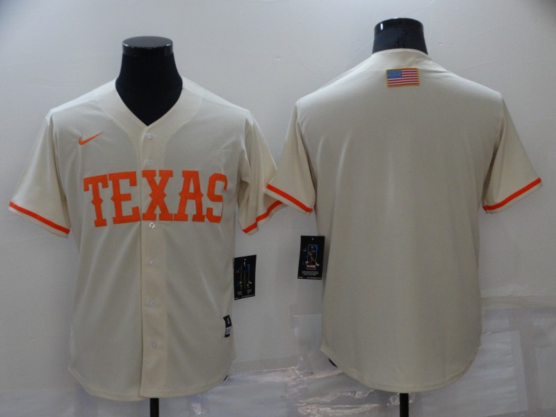 Men's Texas Rangers Blank Cream Stitched MLB Cool Base Nike Jersey Men's Texas Rangers Blank Cream Stitched MLB Cool Base Nike Jersey