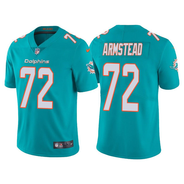 Men's Miami Dolphins #72 Terron Armstead Aqua Vapor Untouchable Limited Stitched Football Jersey Men's Miami Dolphins #72 Terron Armstead Aqua Vapor Untouchable Limited Stitched Football Jersey