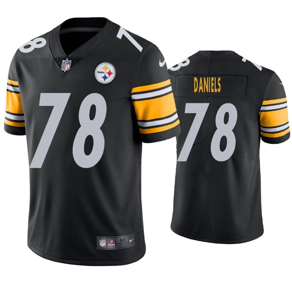 Men's Pittsburgh Steelers #78 James Daniels Black Vapor Untouchable Limited Stitched Jersey