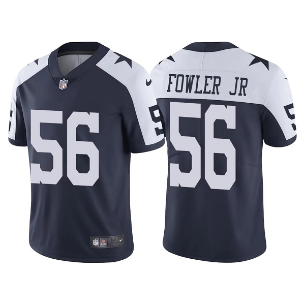 Men's Dallas Cowboys #56 Dante Fowler Jr. Navy Blue Thanksgiving Vapor Limited Stitched Jersey Men's Dallas Cowboys #56 Dante Fowler Jr. Navy Blue Thanksgiving Vapor Limited Stitched Jersey