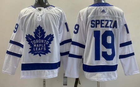 Men's Toronto Maple Leafs #19 Jason Spezza White Authentic Jersey