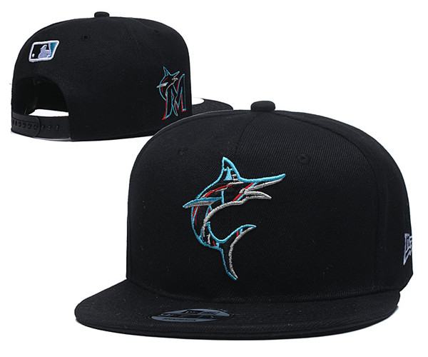 Miami Marlins Stitched Snapback Hats 002
