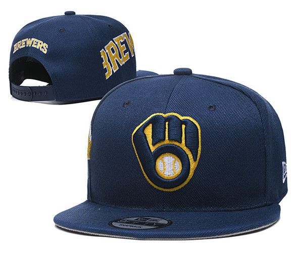 Milwaukee Brewers Stitched Snapback Hats 004