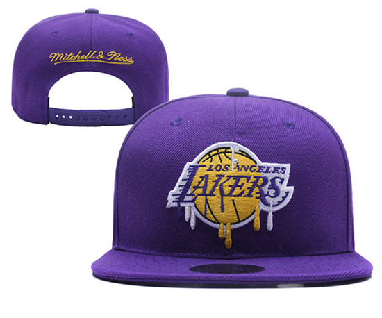 Los Angeles Lakers Stitched Bucket Hats 057