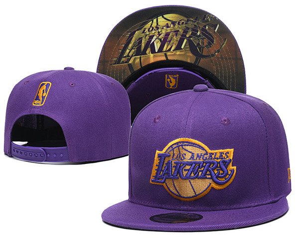 Los Angeles Lakers Stitched Snapback Hats 050