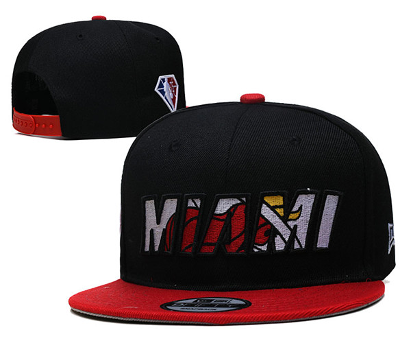Miami Heat Stitched Snapback Hats 018
