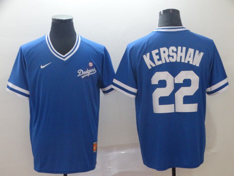 Men Los Angeles Dodgers 22 Kershaw Blue Game Throwback Nike 2022 MLB Jersey Men Los Angeles Dodgers 22 Kershaw Blue Game Throwback Nike 2022 MLB Jersey