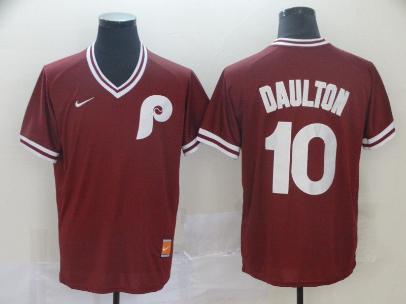 Men Philadelphia Phillies 10 Daulton Red Game Throwback Nike 2022 MLB Jersey Men Philadelphia Phillies 10 Daulton Red Game Throwback Nike 2022 MLB Jersey