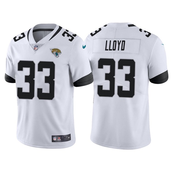 Men's Jacksonville Jaguars #33 Devin Lloyd White Vapor Untouchable Limited Stitched Jersey