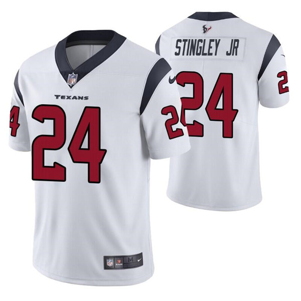 Men's Houston Texans #24 Derek Stingley Jr. White Vapor Untouchable Limited Stitched Jersey