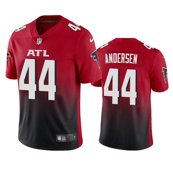 Men's Atlanta Falcons #44 Troy Andersen Red Draft Vapor Untouchable Limited Stitched Jersey